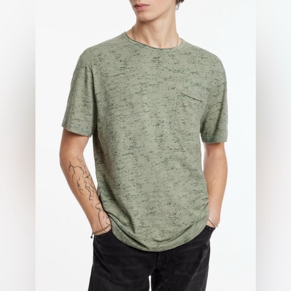 John Varvatos Blue Short Sleeve Tee